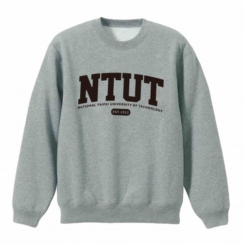 NTUT經典款美式大學T_灰